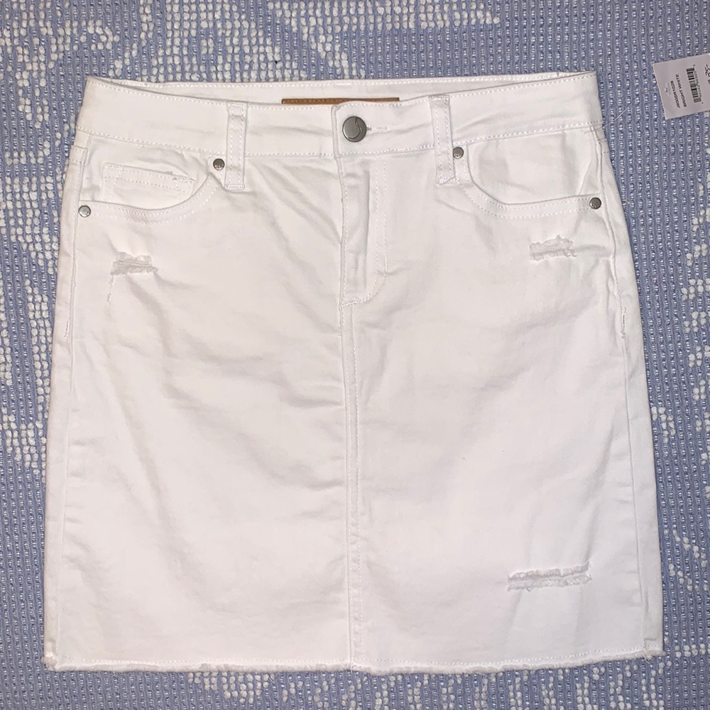 Joe’s Jeans white denim skirt